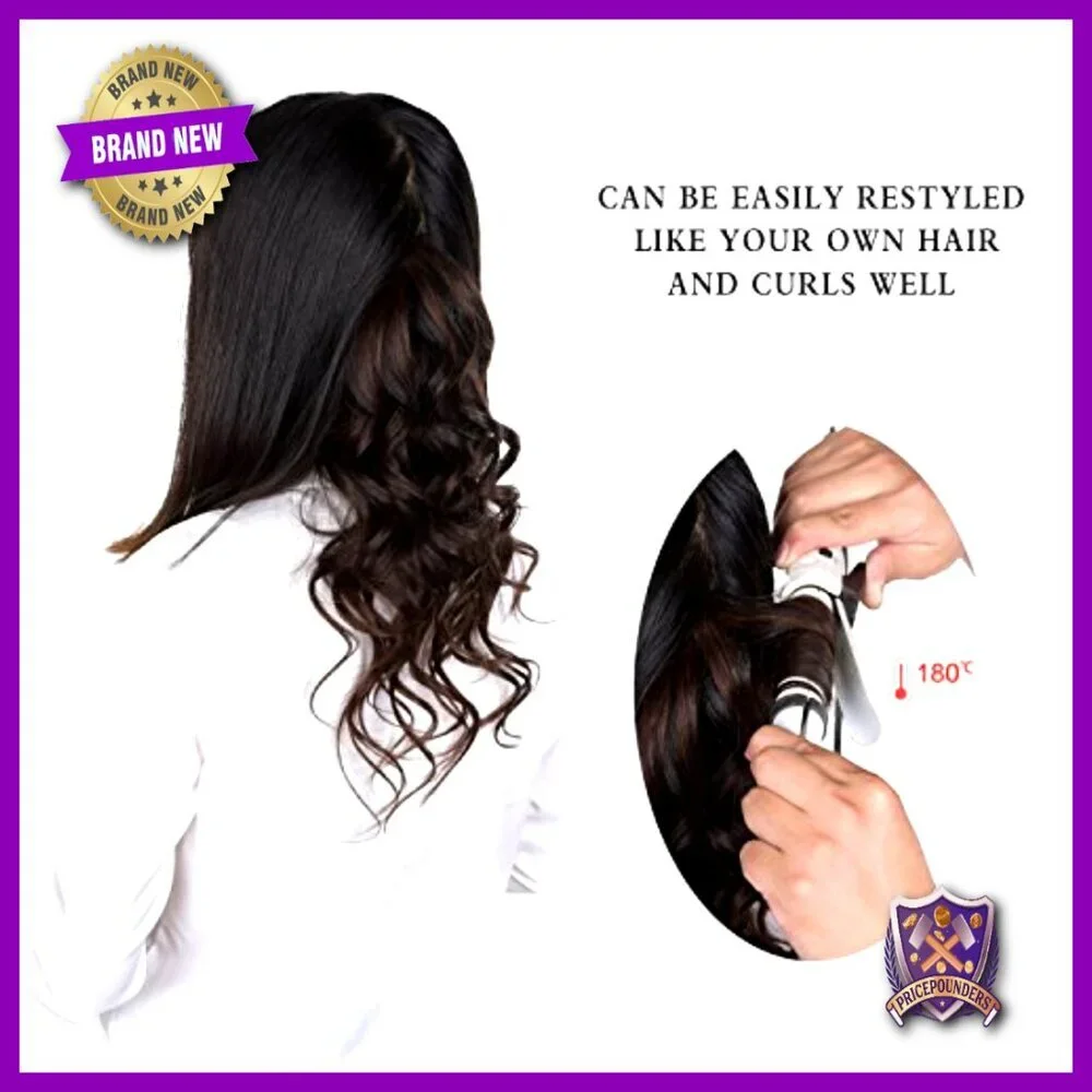 Silky Straight Human Hair Clip-In Extensions 16 Inch 4 Pieces 55g
